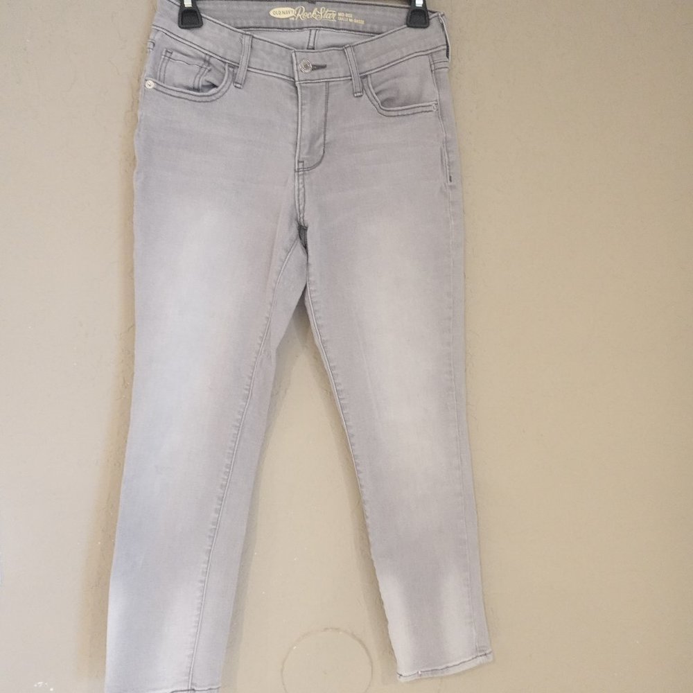 ''Old Navy Gray Rocket star Stretch Jeans"